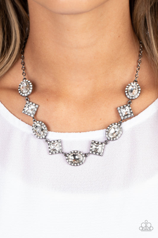 Diamond of the Season Black Necklace - Jewelry by Bretta