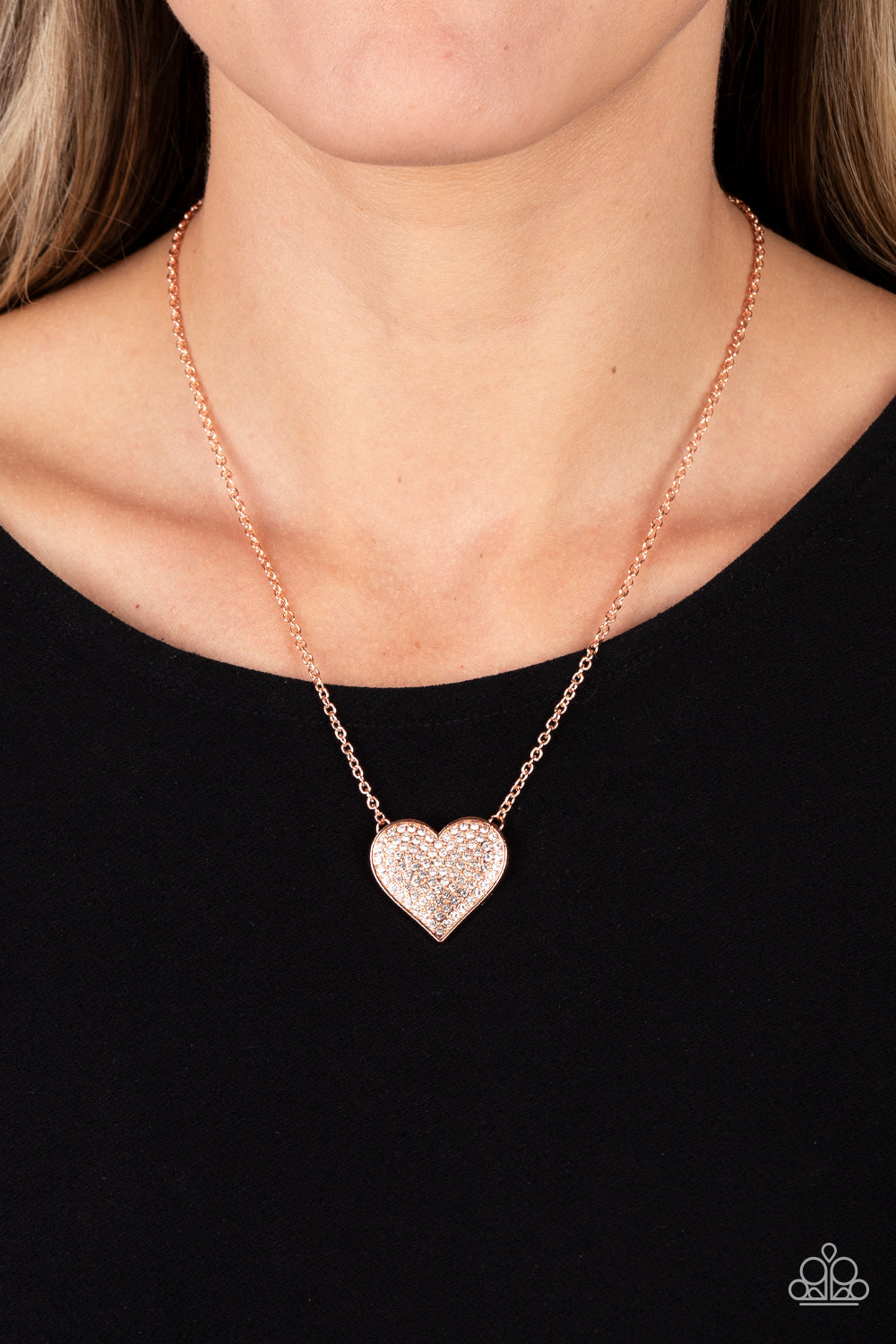 Spellbinding Sweetheart Copper Necklace- Jewelry by Bretta