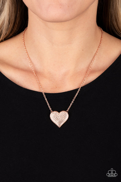 Spellbinding Sweetheart Copper Necklace- Jewelry by Bretta