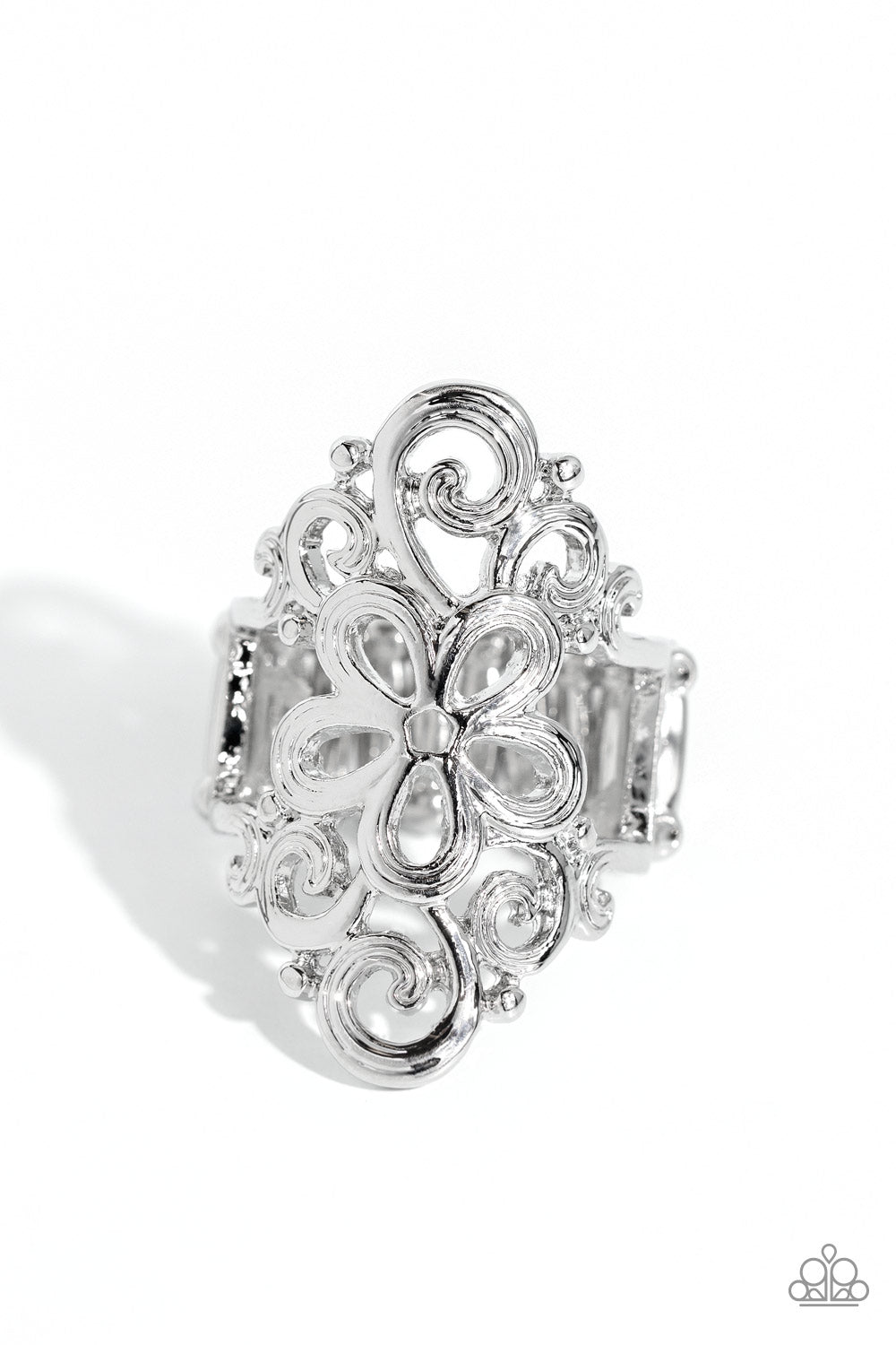 Fantastically Floral Silver Ring - Jewelry by Bretta