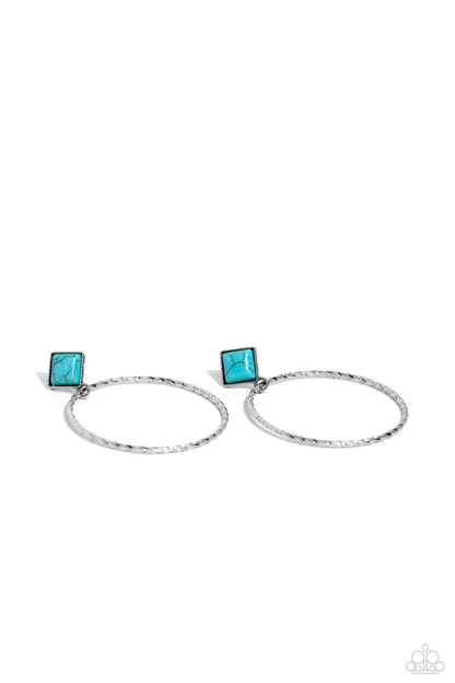Canyon Circlet Blue Earrings - Jewelry by Bretta