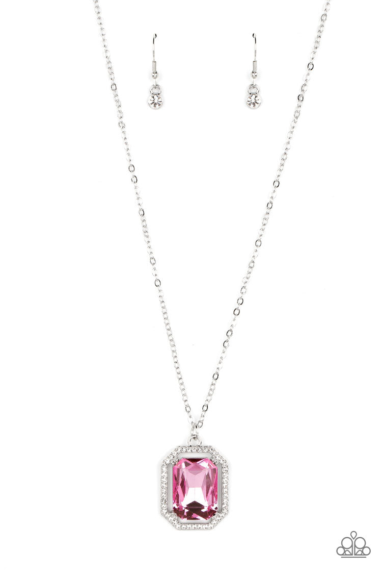 Galloping Gala Pink Necklace  - Jewelry by Bretta