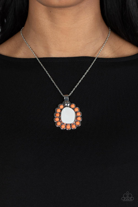 Sahara Sea Orange Necklace - Jewelry by Bretta