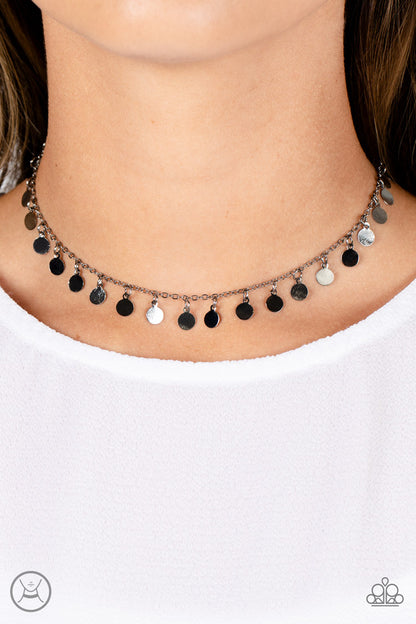 Champagne Catwalk Black Necklace - Jewelry by Bretta