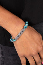 Just Pray Blue Bracelet - Jewelry by Bretta