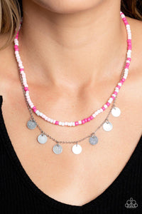 Comet Candy Pink Necklace - Jewelry by Bretta