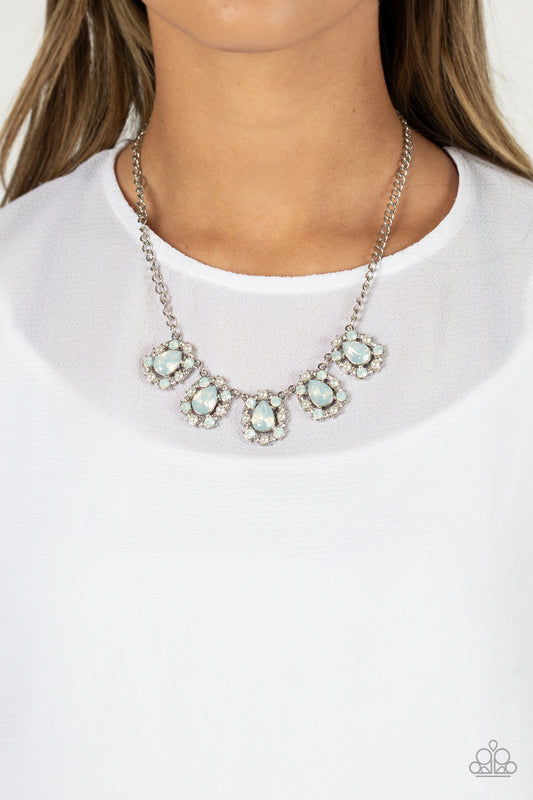 Pearly Pond White Necklace - Jewelry by Bretta