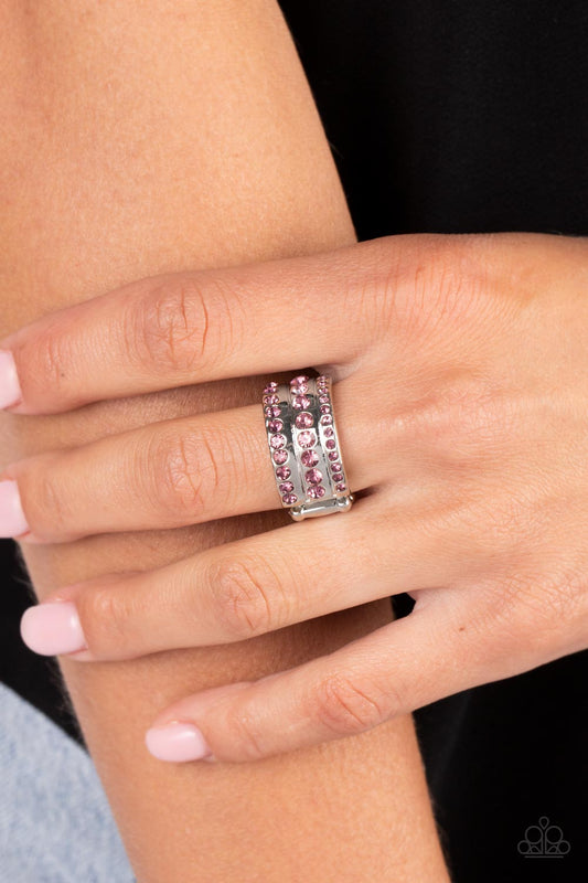 Privileged Poise Purple Ring - Jewelry by Bretta