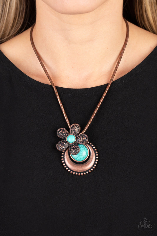 Bohemian Blossom Copper Necklace - Jewelry by Bretta