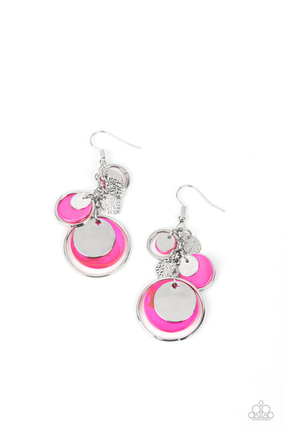 Saved by the SHELL Pink Earrings - Jewelry by Bretta