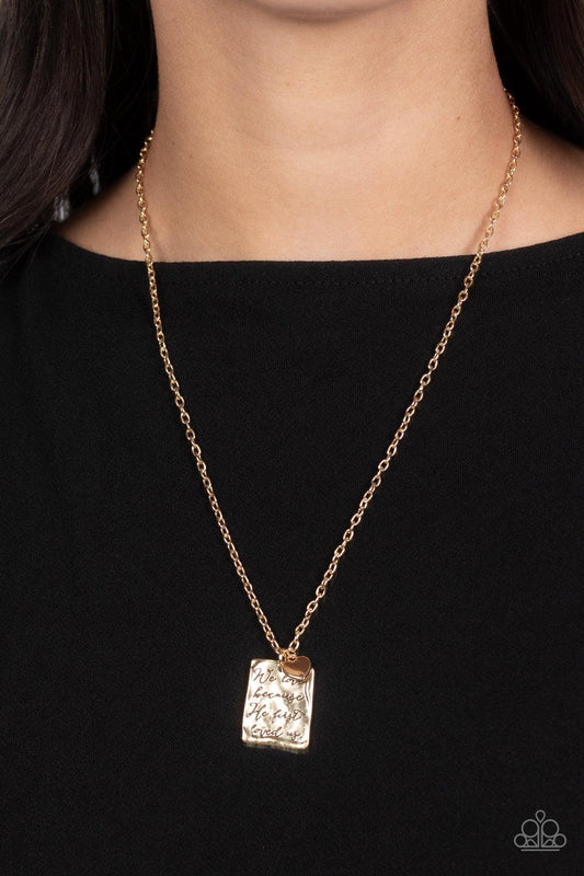 Divine Devotion Gold Necklace - Jewelry by Bretta