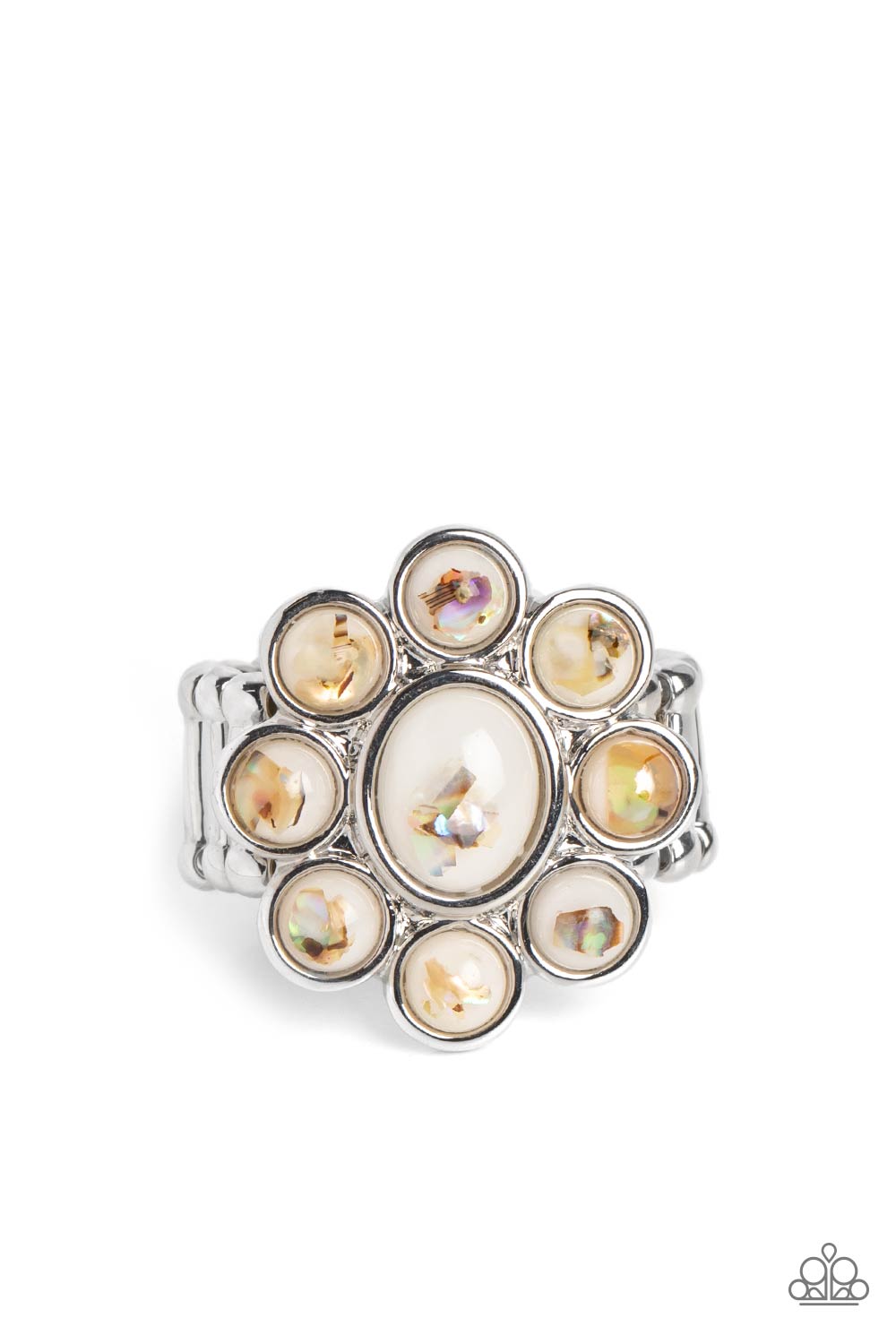 Time to SHELL-ebrate White Ring - Jewelry by Bretta