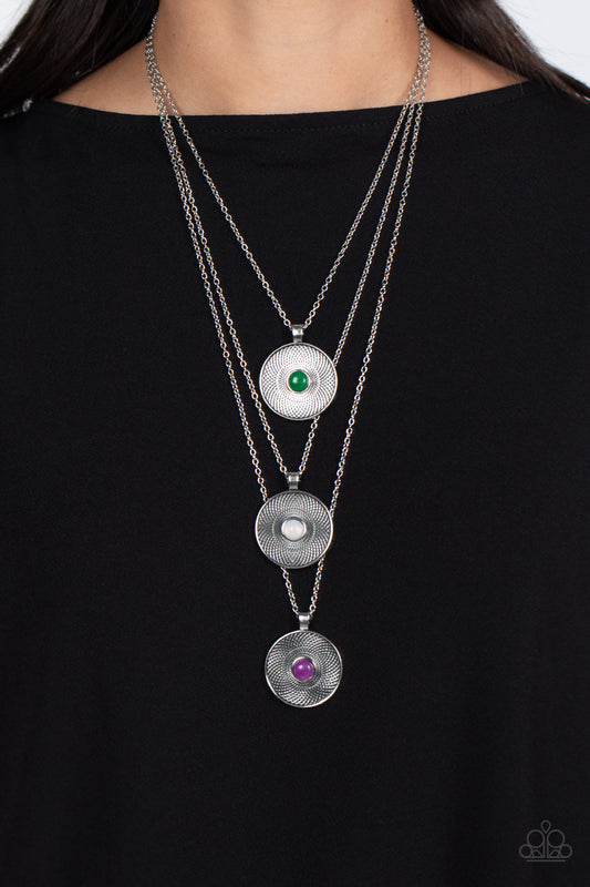 Geographic Grace Purple Necklace - Jewelry by Bretta