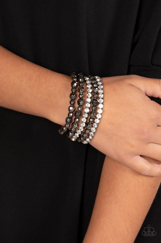 Top Notch Twinkle Black Bracelets  - Jewelry by Bretta