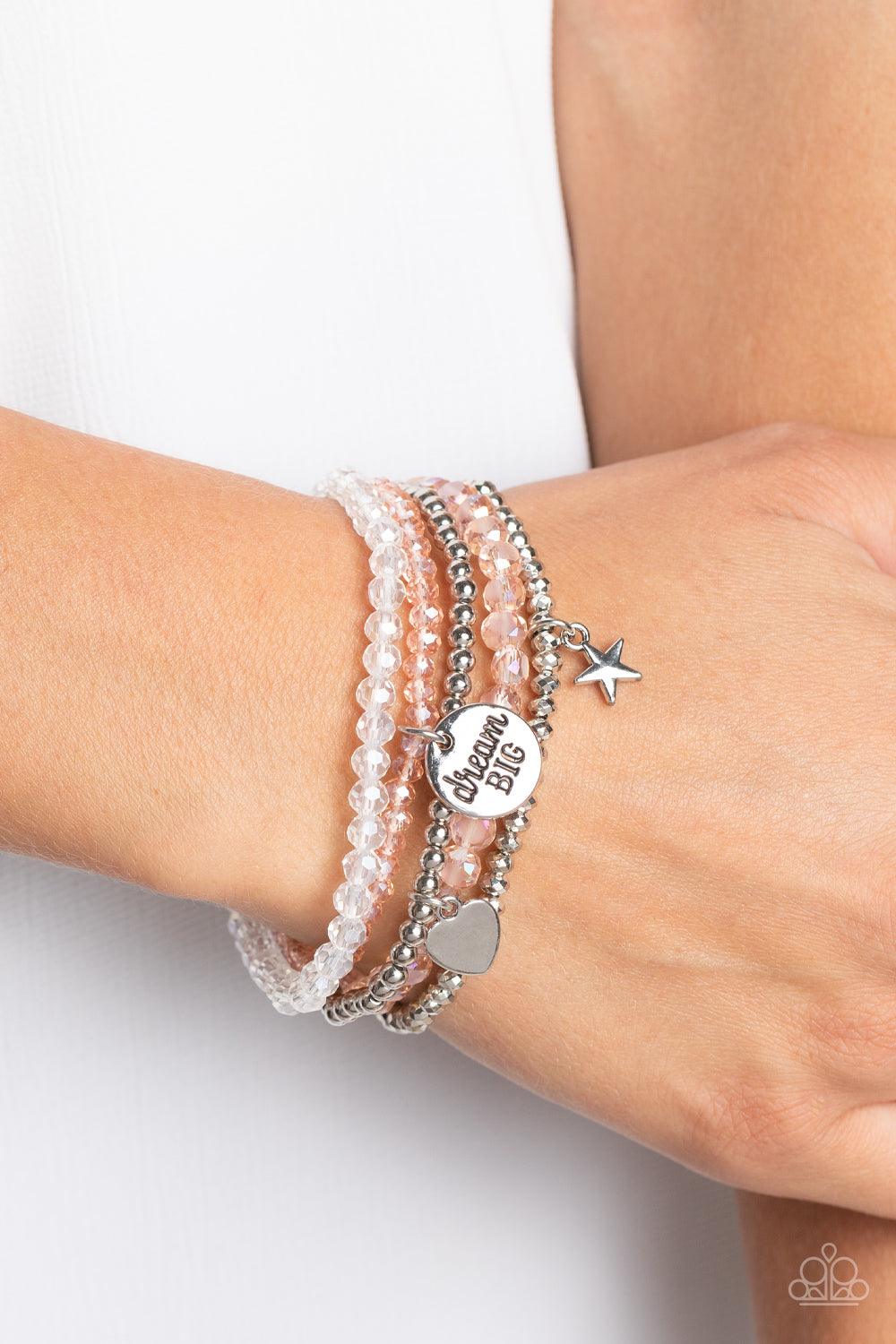 Teenage DREAMER Orange Bracelet - Jewelry by Bretta