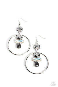 Geometric Glam Silver Earrings - Jewelry by Bretta