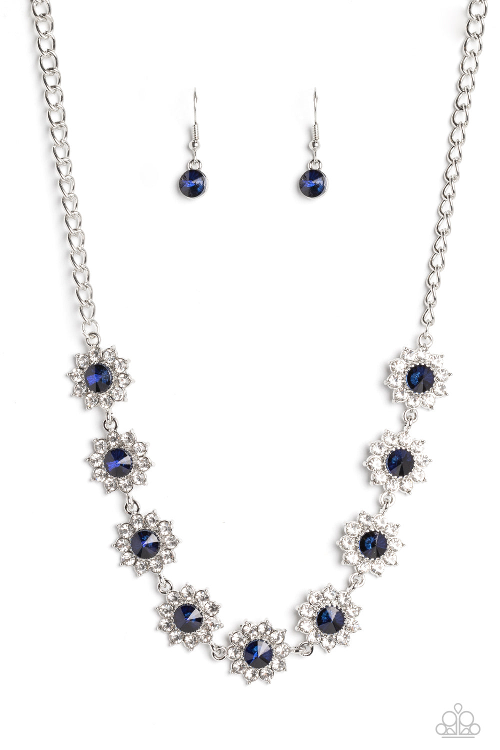Blooming Brilliance Blue Necklace - Jewelry by Bretta