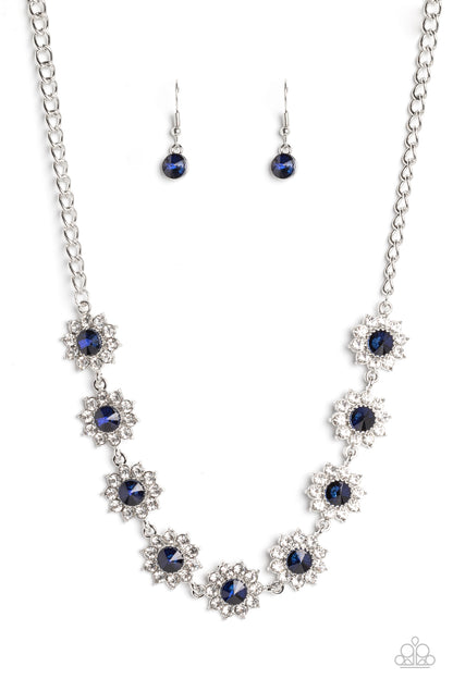 Blooming Brilliance Blue Necklace - Jewelry by Bretta