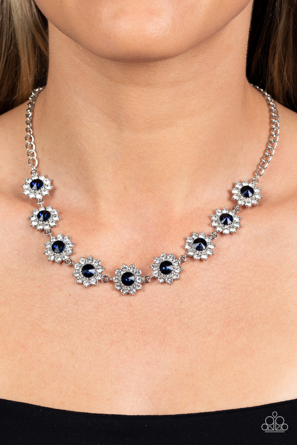 Blooming Brilliance Blue Necklace - Jewelry by Bretta