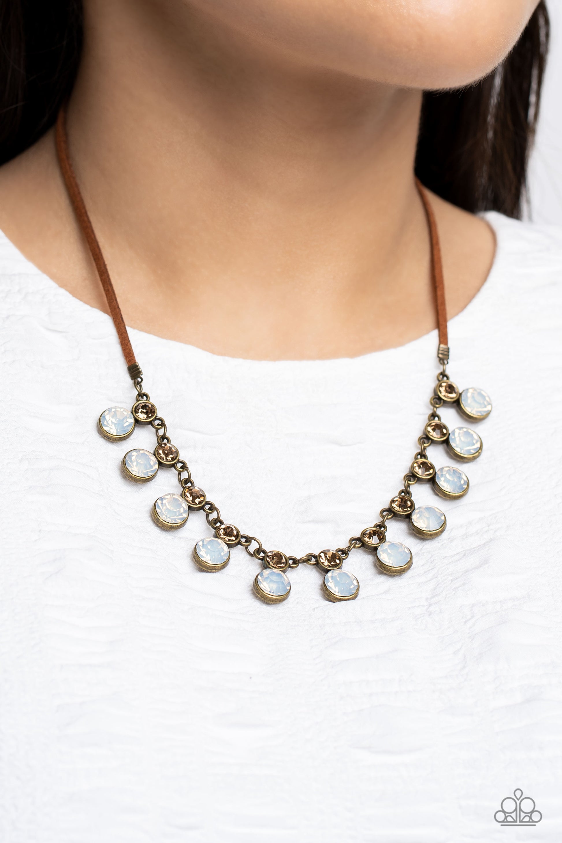 Color Me CHIC Brass Necklace - Jewelry by Bretta