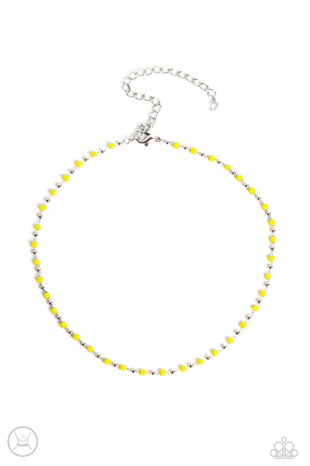 Neon Lights Yellow Necklace - Jewelry by Bretta