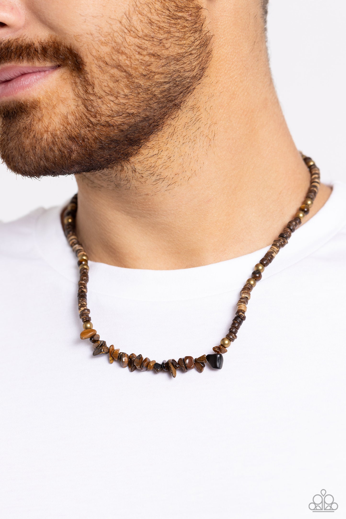 Wild Woodcutter Brown Necklace - Jewelry by Bretta