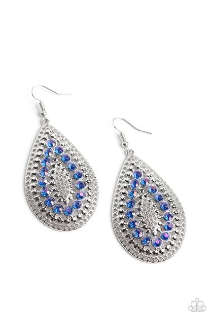 Spirited Socialite Blue Earrings - Jewelry by Bretta
