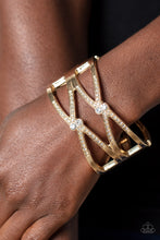 Entrancing Etiquette Gold Bracelet - Jewelry by Bretta