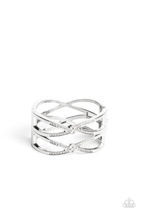 Entrancing Etiquette White Bracelet - Jewelry by Bretta