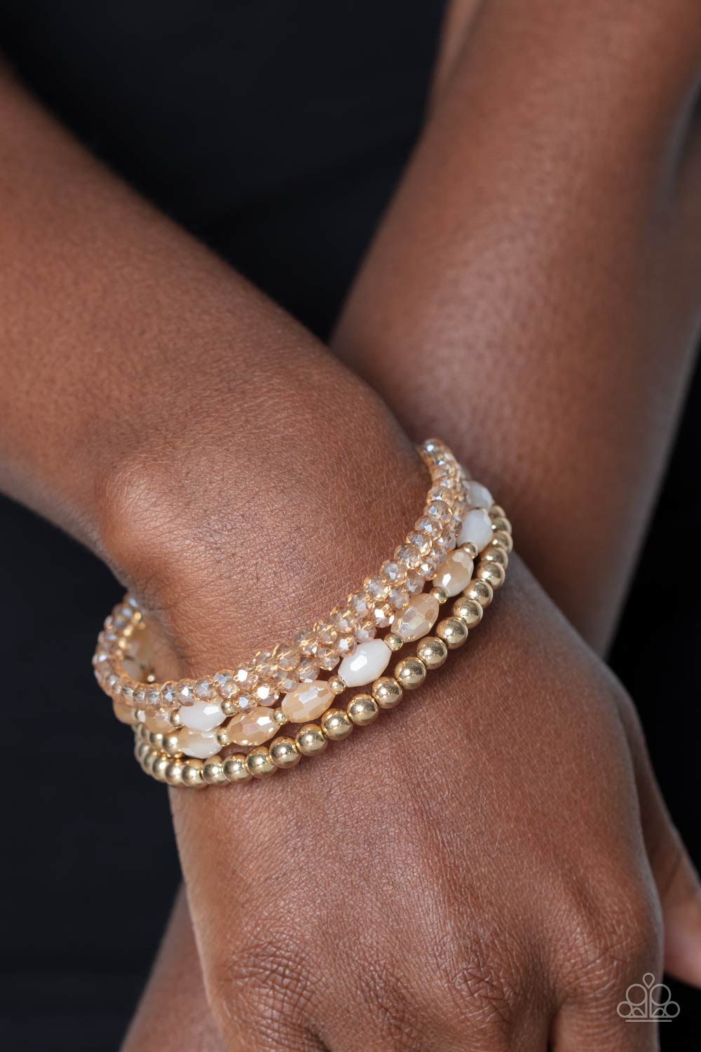 Celestial Chapter Gold Coil Bracelet - Jewelry by Bretta