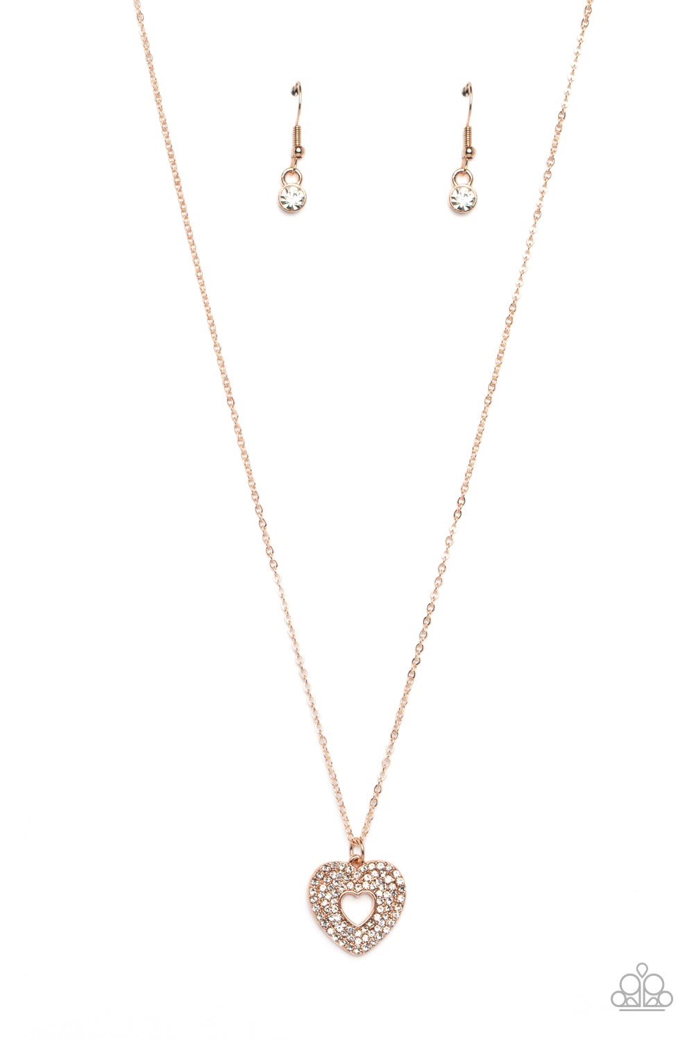 Romantic Retreat Rose Gold Heart Necklace - Jewelry by Bretta