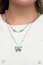 Free-Spirited Flutter Blue Necklace - Jewelry by Bretta
