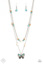 Free-Spirited Flutter Blue Necklace - Jewelry by Bretta
