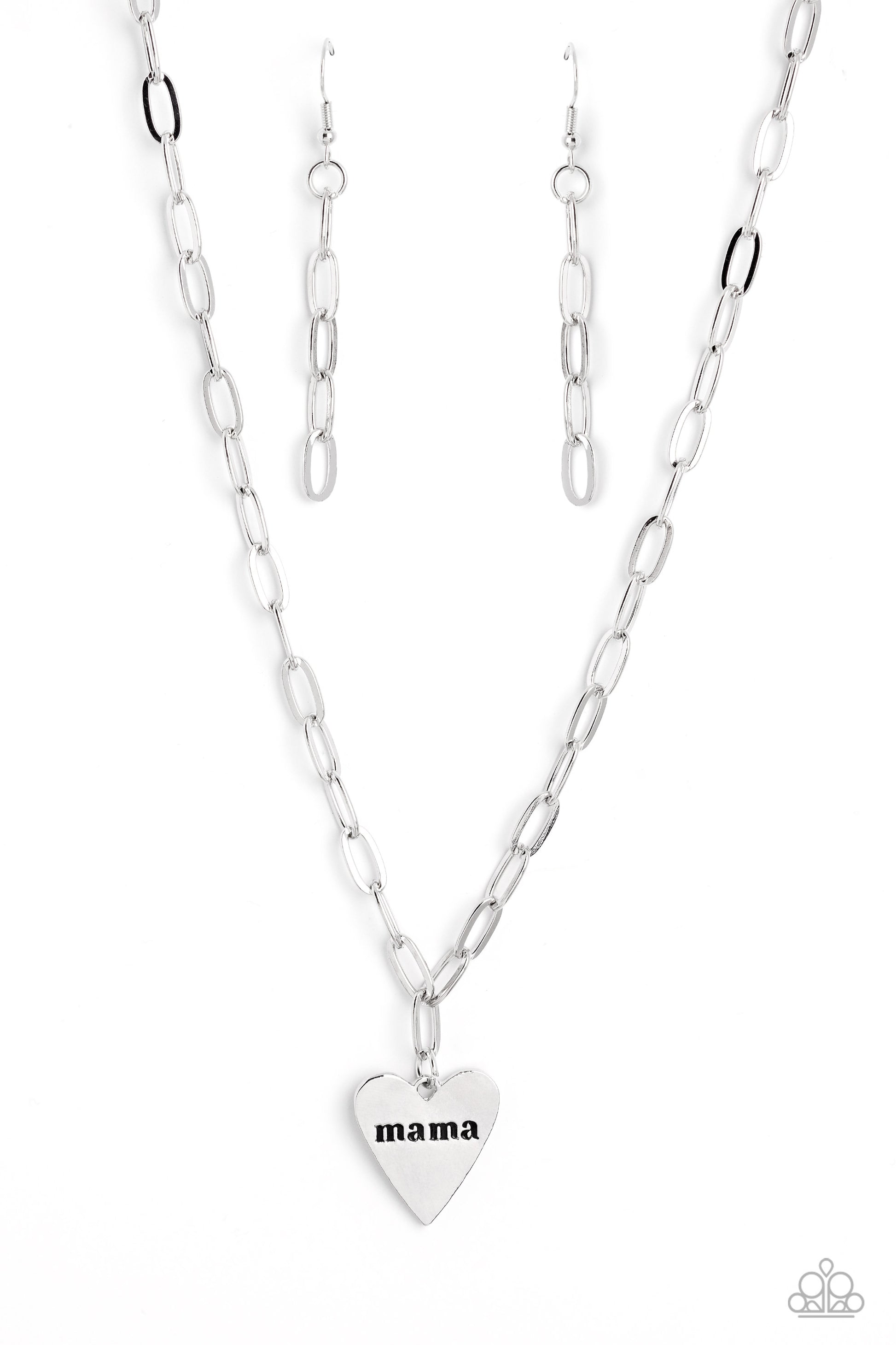 Mama Cant Buy You Love Silver Necklace - Jewelry by Bretta
