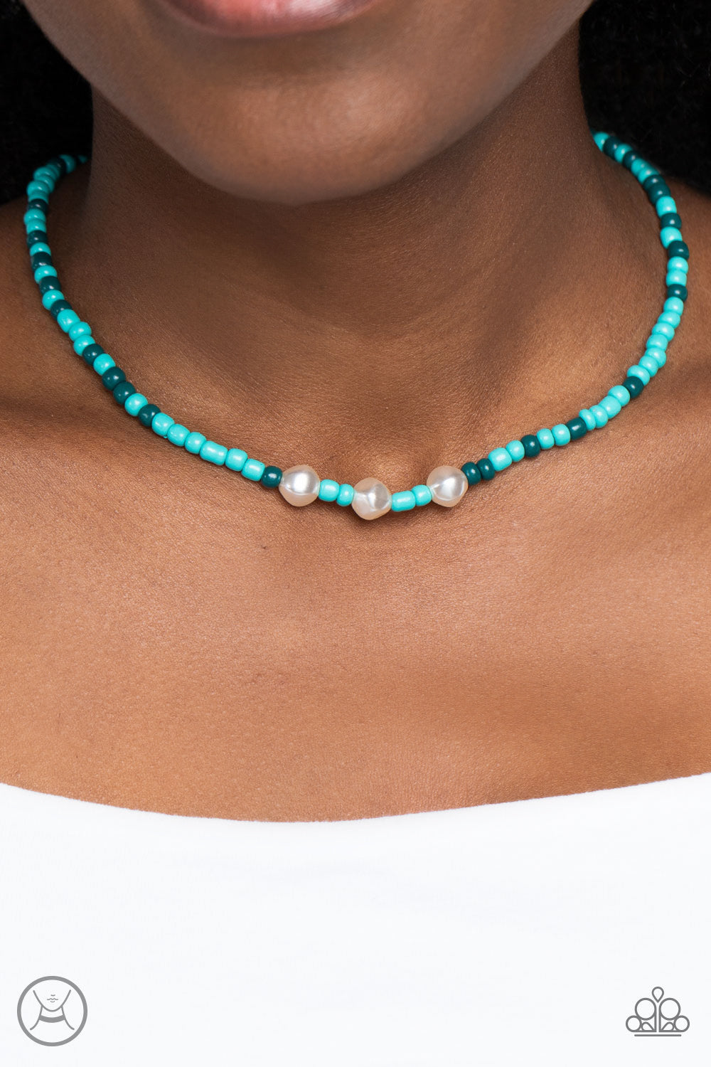 I Can SEED Clearly Now Green Necklace- Jewelry by Bretta
