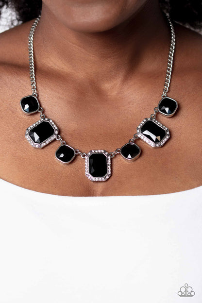 Royal Rumble Black Necklace - Jewelry by Bretta