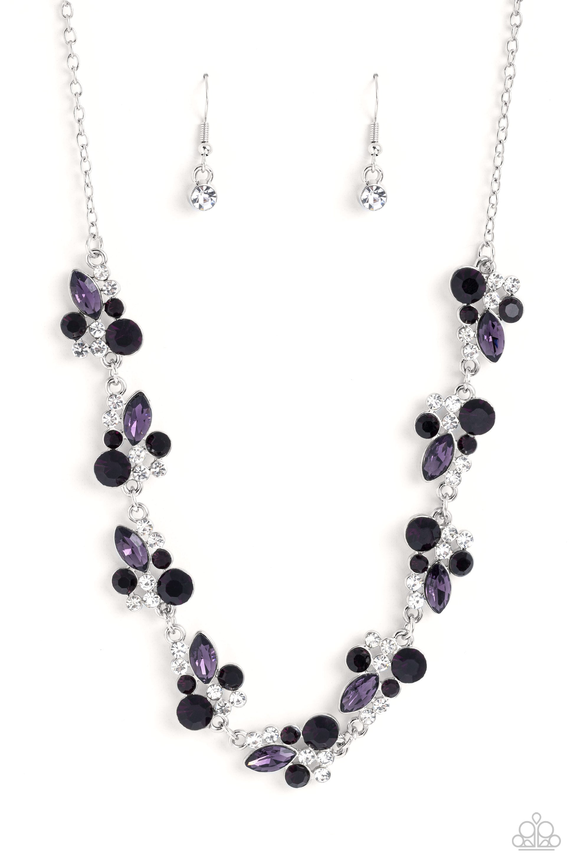 Swimming in Sparkles Purple Set - Jewelry by Bretta