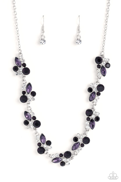 Swimming in Sparkles Purple Set - Jewelry by Bretta