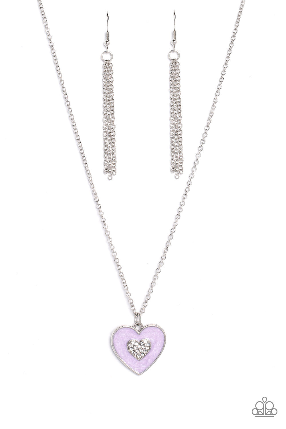 So This Is Love Purple Necklace - Jewelry by Bretta