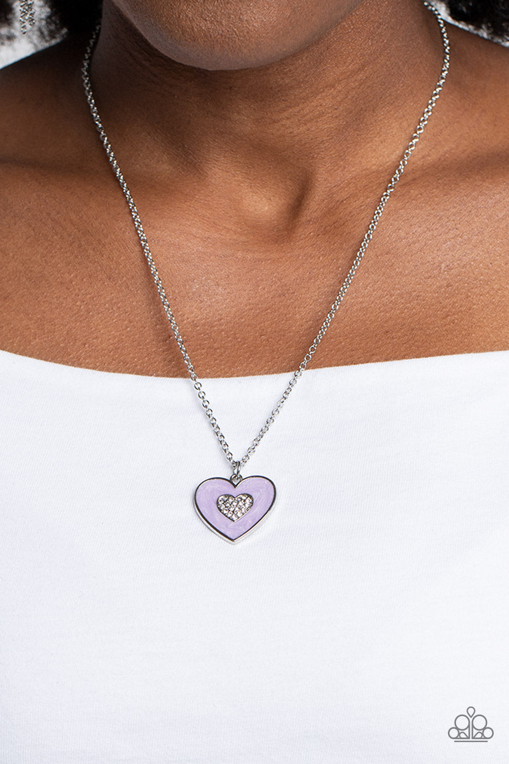 So This Is Love Purple Necklace - Jewelry by Bretta