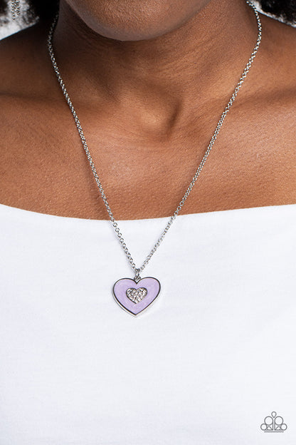 So This Is Love Purple Necklace - Jewelry by Bretta