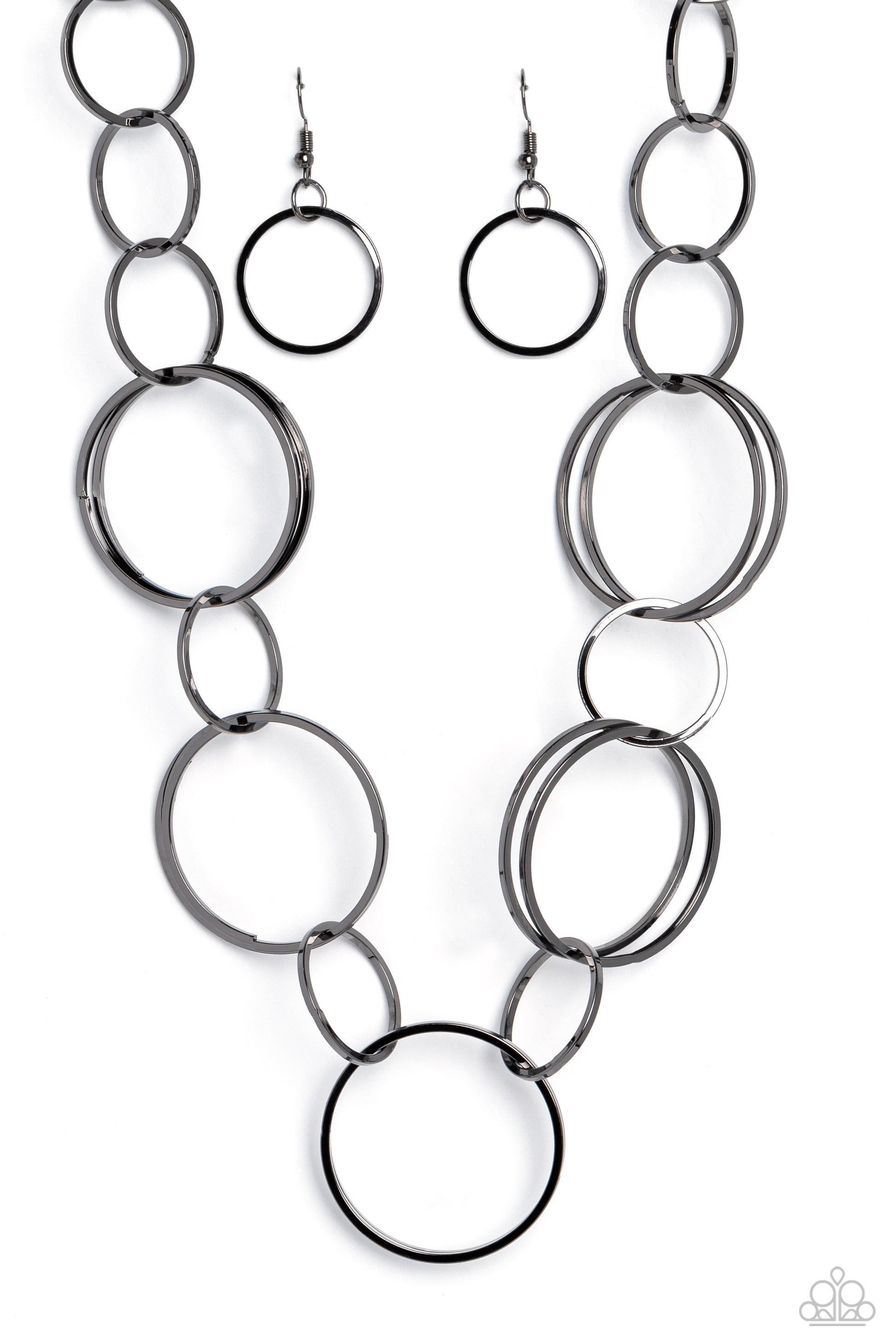 Shimmering Symphony Black Necklace - Jewelry by Bretta