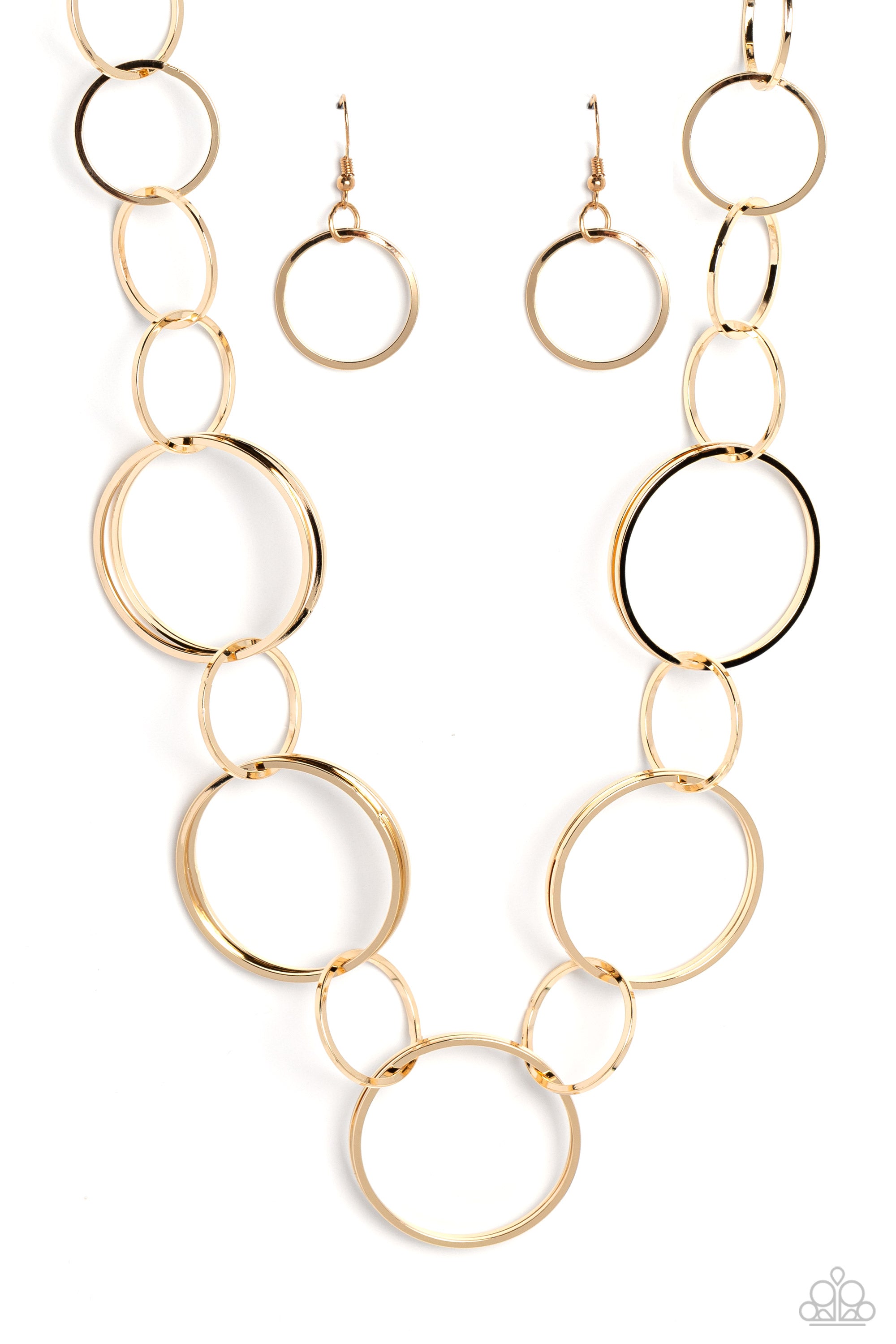 Long gold necklace on sale paparazzi