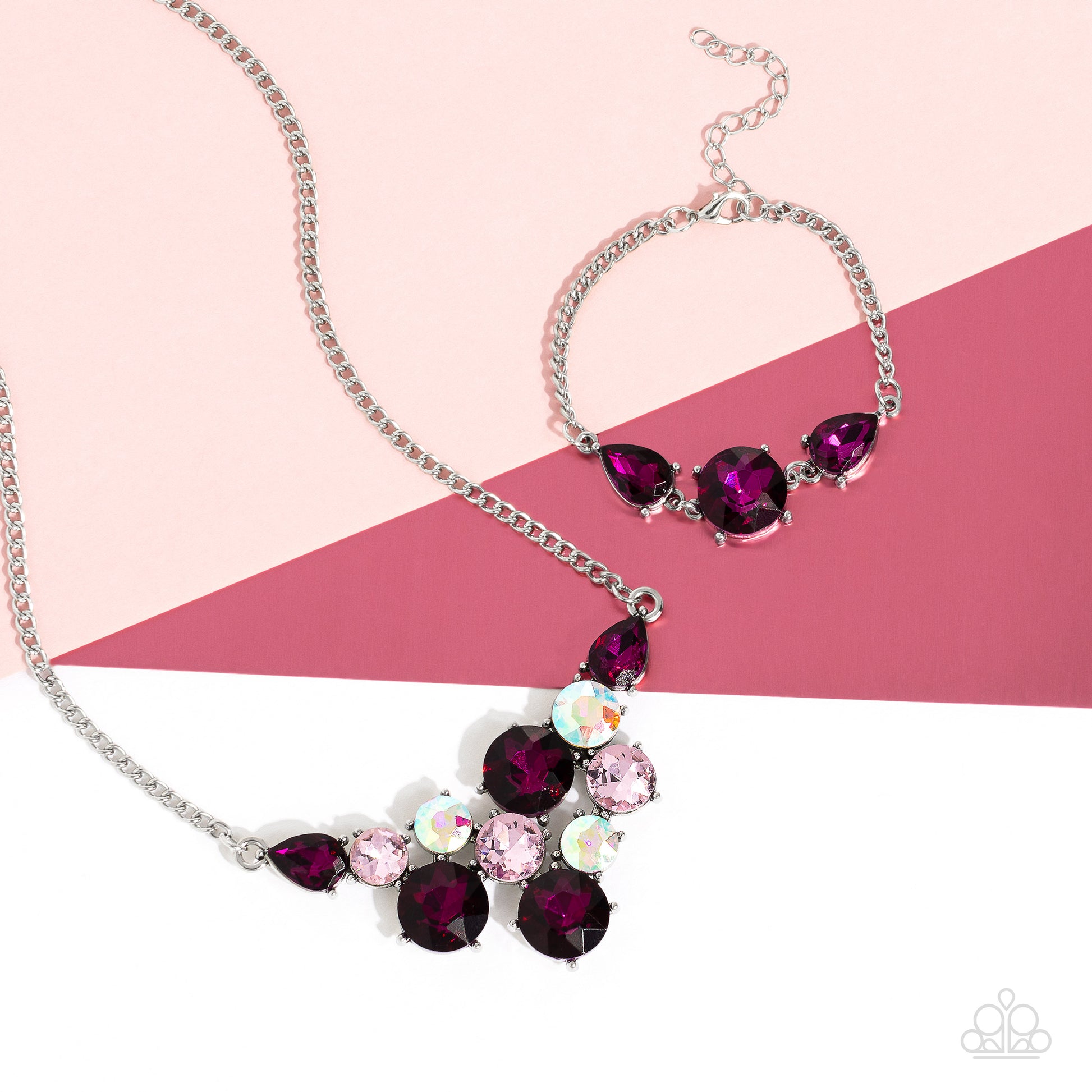Round Royalty Set Pink - Jewelry by Bretta