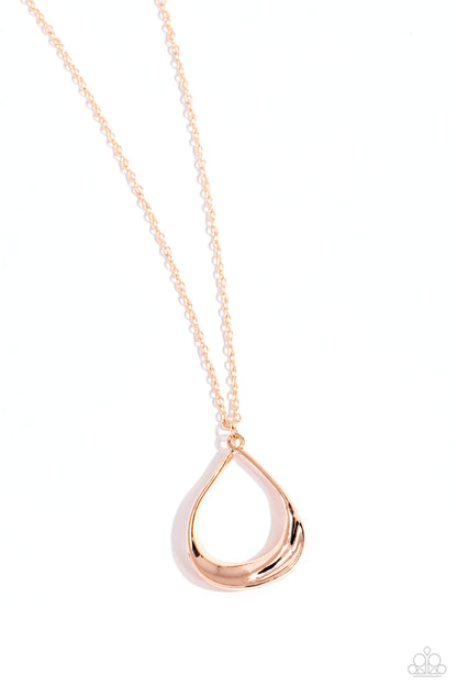 Subtle Season Rose Gold Necklace - Jewelry by Bretta