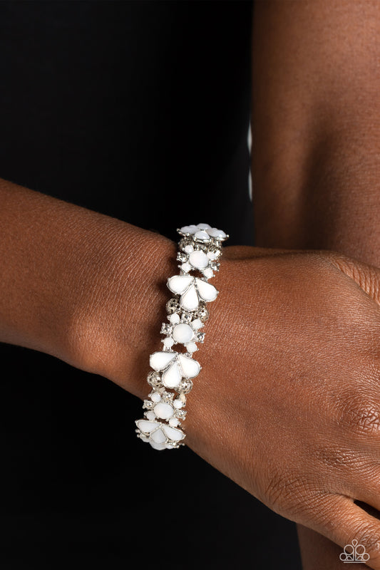 Teasing Torrent White Bracelet - Jewelry by Bretta