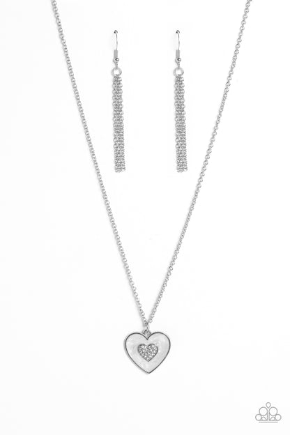 So This Is Love White Necklace - Jewelry by Bretta