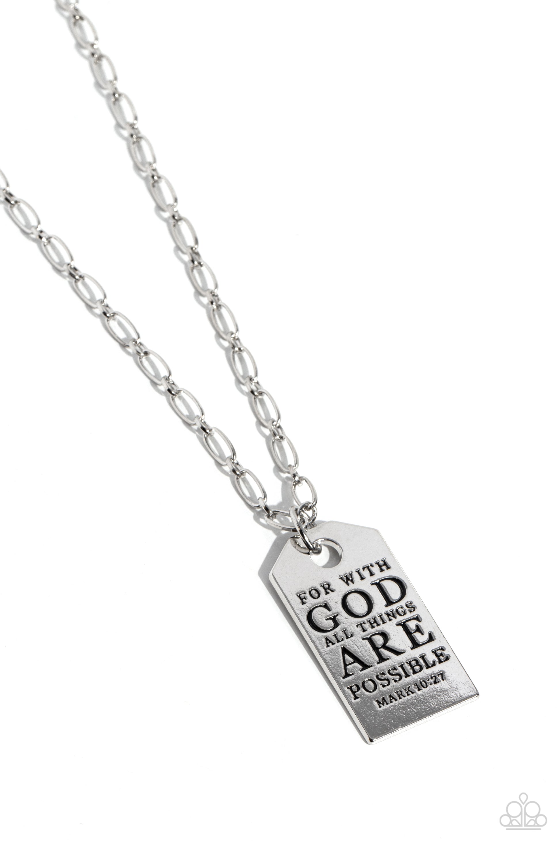 Possible Pendant Silver Necklace - Jewelry by Bretta