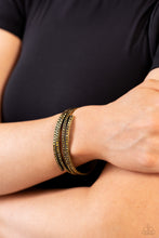 CURVED Lines Brass Bracelet - Jewelry by Bretta