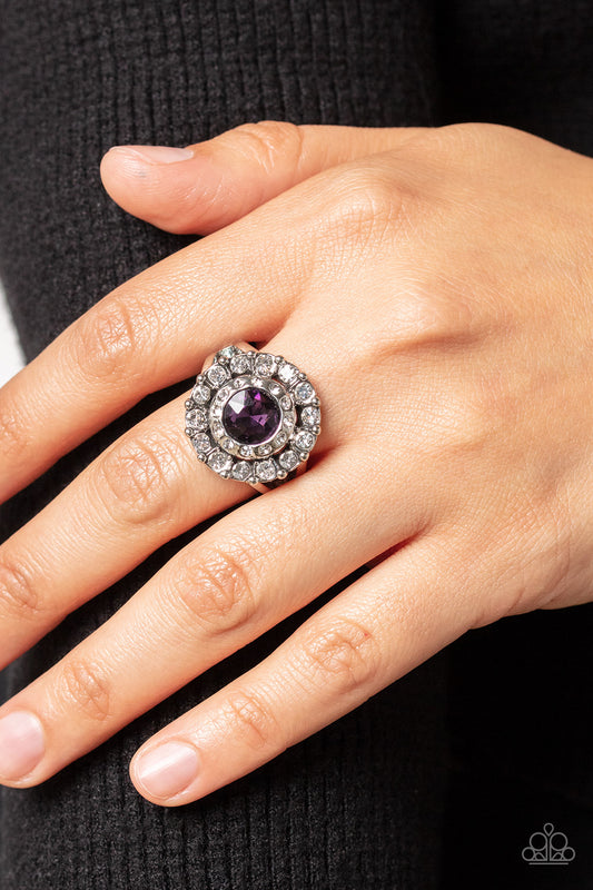 Twinkling Trance Purple Ring -Jewelry by Bretta